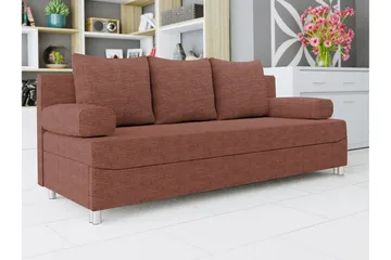 Kintore 2-sits Bäddsoffa NO_BRAND Brown - Möbler - Soffa - Bäddsoffa - 2 sits bäddsoffa