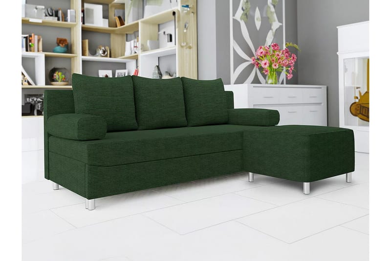 Kintore 2-sits Bäddsoffa NO_BRAND Dark green - Möbler - Soffa - Bäddsoffa - 2 sits bäddsoffa