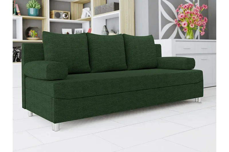 Kintore 2-sits Bäddsoffa NO_BRAND Dark green - Möbler - Soffa - Bäddsoffa - 2 sits bäddsoffa
