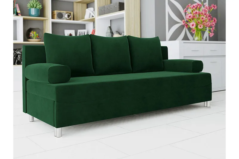 Kintore 2-sits Bäddsoffa NO_BRAND Green - Möbler - Soffa - Bäddsoffa - 2 sits bäddsoffa