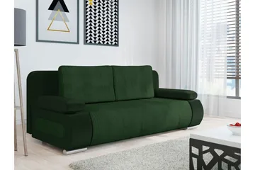 Kintore 2-sits Bäddsoffa NO_BRAND Green - Möbler - Soffa - Bäddsoffa - 2 sits bäddsoffa