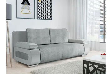 Kintore 2-sits Bäddsoffa NO_BRAND Grey - Möbler - Soffa - Bäddsoffa - 2 sits bäddsoffa