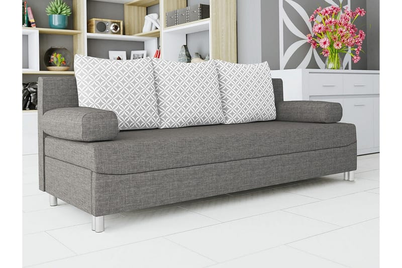 Kintore 2-sits Bäddsoffa NO_BRAND Light grey/Dark grey - Möbler - Soffa - Bäddsoffa - 2 sits bäddsoffa