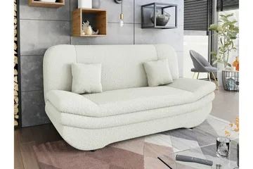Kintore 2-sits Bäddsoffa NO_BRAND White - Möbler - Soffa - Bäddsoffa - 2 sits bäddsoffa