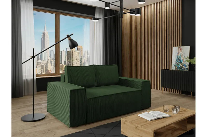 Knocklong 2-sits Bäddsoffa - Grön - Möbler - Soffa - Bäddsoffa - 2 sits bäddsoffa