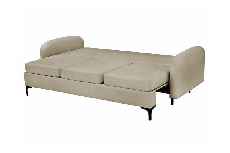 Knocklong 2-sits Bäddsoffa NO_BRAND beige - Möbler - Soffa - Bäddsoffa - 2 sits bäddsoffa