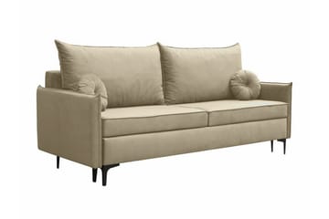 Knocklong 2-sits Bäddsoffa NO_BRAND beige - Möbler - Soffa - Bäddsoffa - 2 sits bäddsoffa
