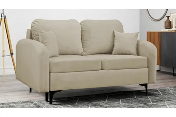 Knocklong 2-sits Bäddsoffa NO_BRAND beige - Möbler - Soffa - Bäddsoffa - 2 sits bäddsoffa
