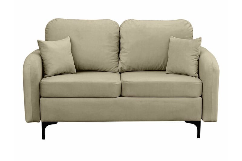 Knocklong 2-sits Bäddsoffa NO_BRAND beige - Möbler - Soffa - Bäddsoffa - 2 sits bäddsoffa