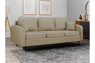 Knocklong 2-sits Bäddsoffa NO_BRAND beige - Möbler - Soffa - Bäddsoffa - 2 sits bäddsoffa
