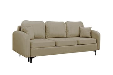 Knocklong 2-sits Bäddsoffa NO_BRAND beige - Möbler - Soffa - Bäddsoffa - 2 sits bäddsoffa