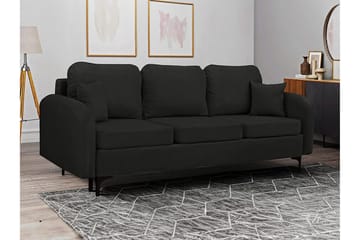 Knocklong 2-sits Bäddsoffa NO_BRAND Black - Möbler - Soffa - Bäddsoffa - 2 sits bäddsoffa