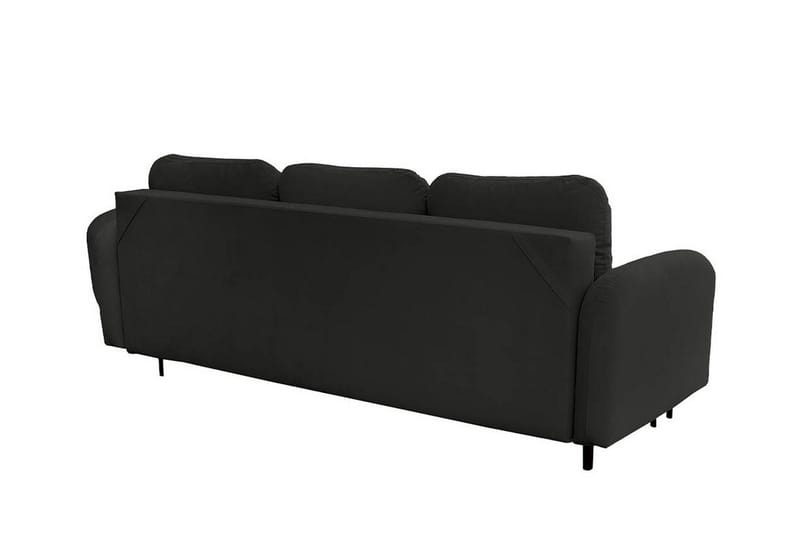 Knocklong 2-sits Bäddsoffa NO_BRAND Black - Möbler - Soffa - Bäddsoffa - 2 sits bäddsoffa