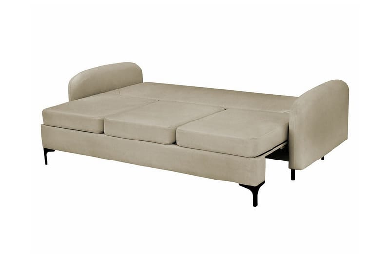 Knocklong 2-sits Bäddsoffa NO_BRAND Black - Möbler - Soffa - Bäddsoffa - 2 sits bäddsoffa