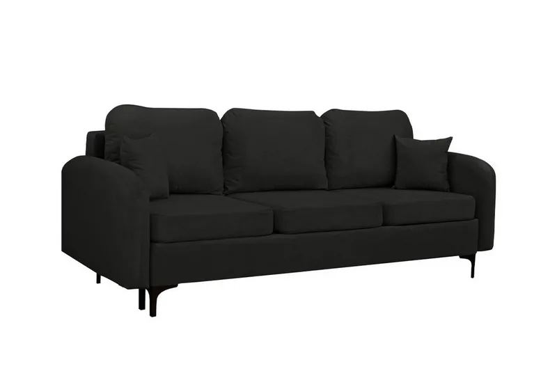 Knocklong 2-sits Bäddsoffa NO_BRAND Black