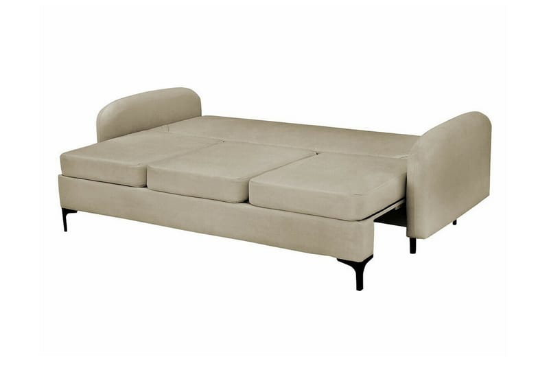 Knocklong 2-sits Bäddsoffa NO_BRAND Brown - Möbler - Soffa - Bäddsoffa - 2 sits bäddsoffa