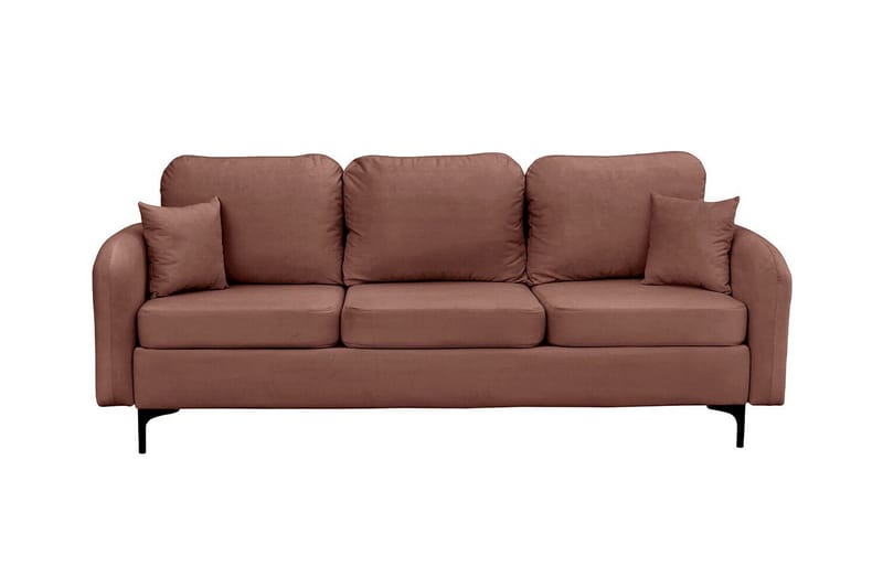 Knocklong 2-sits Bäddsoffa NO_BRAND Brown - Möbler - Soffa - Bäddsoffa - 2 sits bäddsoffa