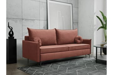 Knocklong 2-sits Bäddsoffa NO_BRAND Brown - Möbler - Soffa - Bäddsoffa - 2 sits bäddsoffa