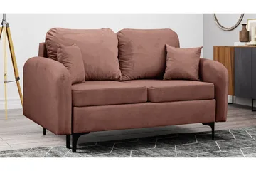 Knocklong 2-sits Bäddsoffa NO_BRAND Brown - Möbler - Soffa - Bäddsoffa - 2 sits bäddsoffa