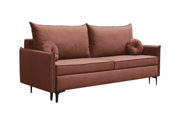 Knocklong 2-sits Bäddsoffa NO_BRAND Brown - Möbler - Soffa - Bäddsoffa - 2 sits bäddsoffa