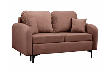 Knocklong 2-sits Bäddsoffa NO_BRAND Brown - Möbler - Soffa - Bäddsoffa - 2 sits bäddsoffa