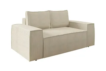 Knocklong 2-sits Bäddsoffa NO_BRAND Cream - Möbler - Soffa - Bäddsoffa - 2 sits bäddsoffa