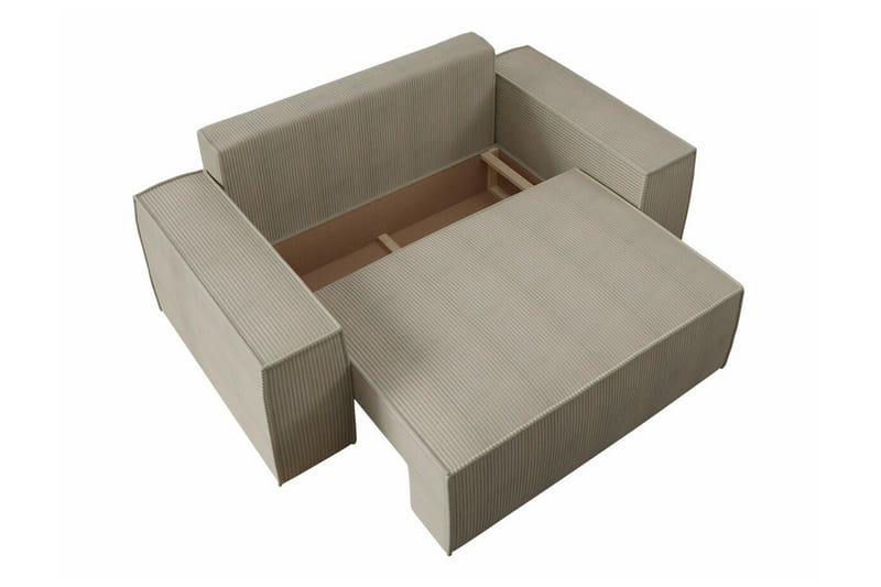 Knocklong 2-sits Bäddsoffa NO_BRAND Cream - Möbler - Soffa - Bäddsoffa - 2 sits bäddsoffa