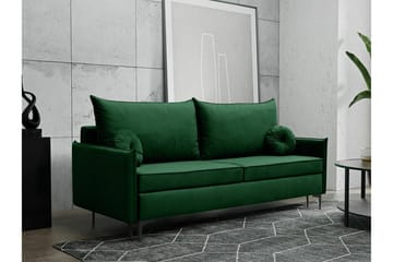 Knocklong 2-sits Bäddsoffa NO_BRAND Dark green - Möbler - Soffa - Bäddsoffa - 2 sits bäddsoffa