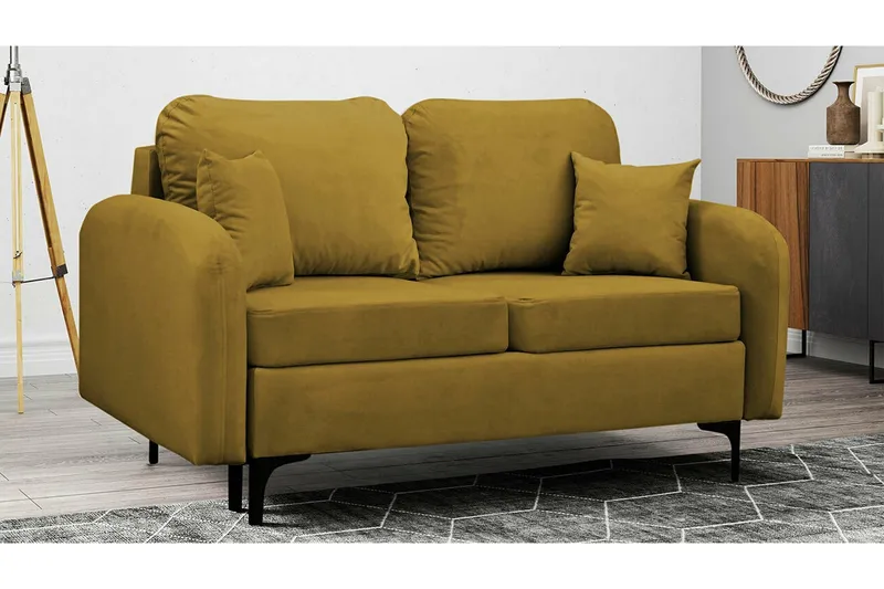 Knocklong 2-sits Bäddsoffa NO_BRAND Green - Möbler - Soffa - Bäddsoffa - 2 sits bäddsoffa
