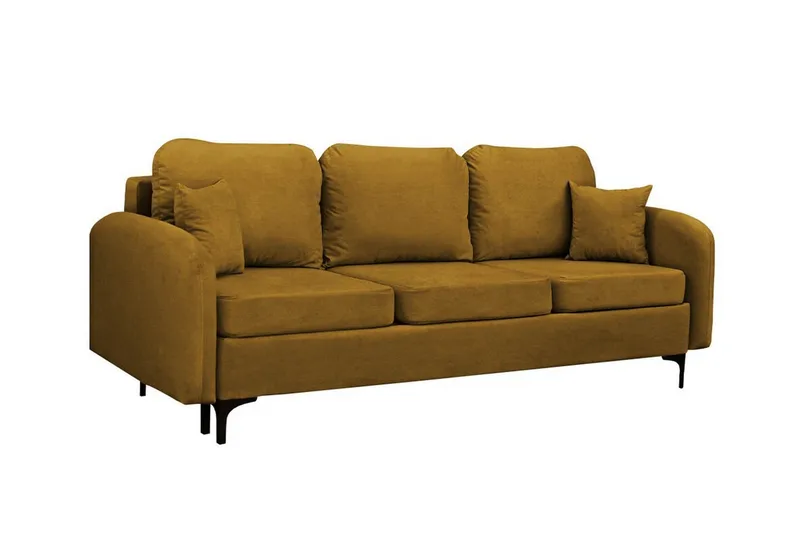 Knocklong 2-sits Bäddsoffa NO_BRAND Yellow-Green