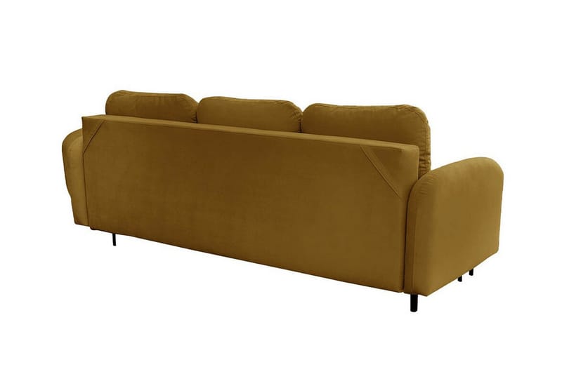 Knocklong 2-sits Bäddsoffa NO_BRAND Yellow-Green - Möbler - Soffa - Bäddsoffa - 2 sits bäddsoffa
