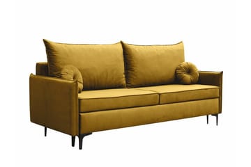 Knocklong 2-sits Bäddsoffa NO_BRAND Yellow - Möbler - Soffa - Bäddsoffa - 2 sits bäddsoffa