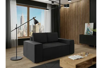 Knocklong 2-sits Bäddsoffa - Svart - Möbler - Soffa - Bäddsoffa - 2 sits bäddsoffa