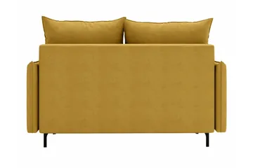 Knocklong 2-sits Längsbäddad Bäddsoffa 129x140 cm med Förvaring i Tyg - Grå - Möbler - Soffa - Bäddsoffa - 2 sits bäddsoffa
