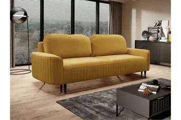 Laytown 2-sits Bäddsoffa NO_BRAND Yellow - Möbler - Soffa - Bäddsoffa - 2 sits bäddsoffa