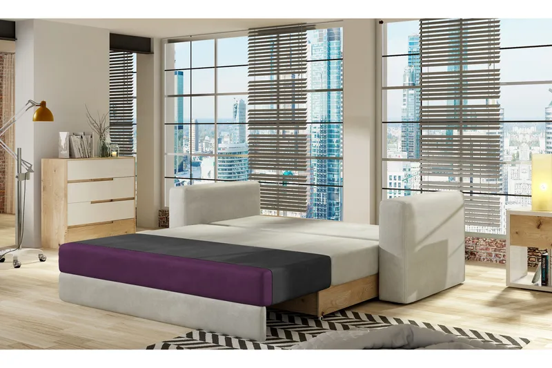 Lijan 2-sits Bäddsoffa - Blå - Möbler - Soffa - Bäddsoffa - 2 sits bäddsoffa