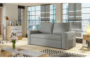 Lijan 2-sits Bäddsoffa - Grå - Möbler - Soffa - Bäddsoffa - 2 sits bäddsoffa