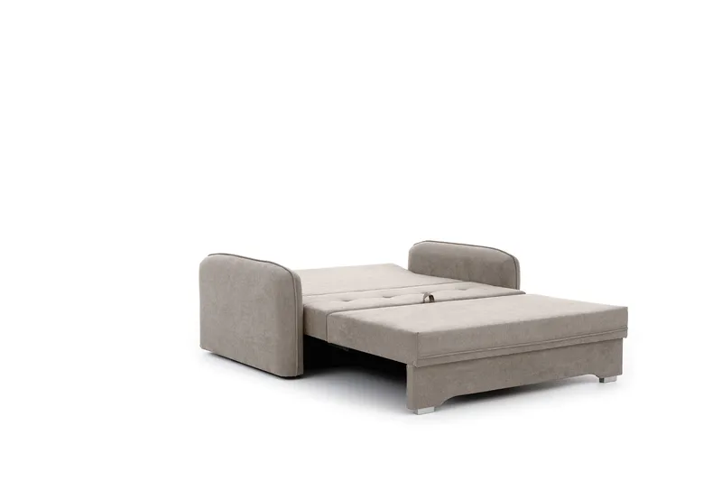 Manita Bäddsoffa med Förvaring 2-sits - Beige - Möbler - Soffa - Bäddsoffa - 2 sits bäddsoffa