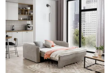 Manita Bäddsoffa med Förvaring 2-sits - Beige - Möbler - Soffa - Bäddsoffa - 2 sits bäddsoffa