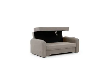Manita Bäddsoffa med Förvaring 2-sits - Beige - Möbler - Soffa - Bäddsoffa - 2 sits bäddsoffa