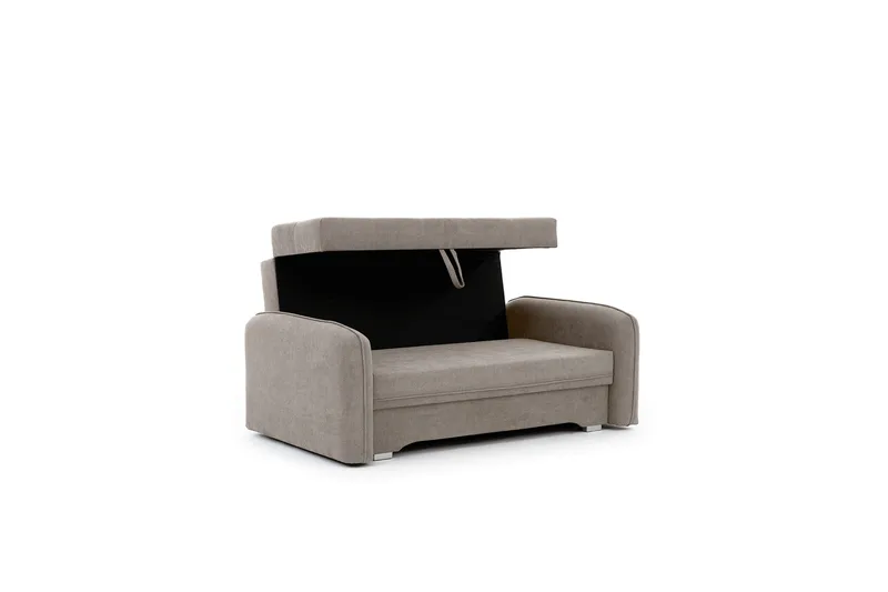 Manita Bäddsoffa med Förvaring 2-sits - Beige - Möbler - Soffa - Bäddsoffa - 2 sits bäddsoffa