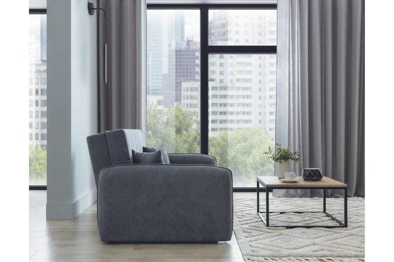 Manita Bäddsoffa med Förvaring 2-sits - Grå - Möbler - Soffa - Bäddsoffa - 2 sits bäddsoffa