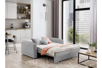 Manita Bäddsoffa med Förvaring 2-sits - Grå - Möbler - Soffa - Bäddsoffa - 2 sits bäddsoffa