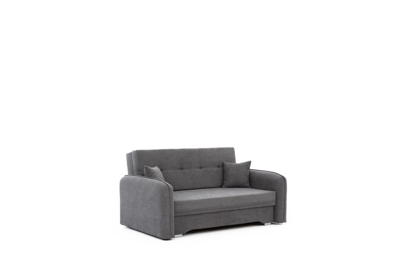 Manita Bäddsoffa med Förvaring 2-sits - Grå - Möbler - Soffa - Bäddsoffa - 2 sits bäddsoffa