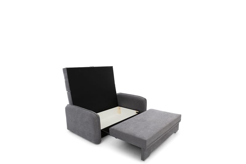 Manita Bäddsoffa med Förvaring 2-sits - Grå - Möbler - Soffa - Bäddsoffa - 2 sits bäddsoffa