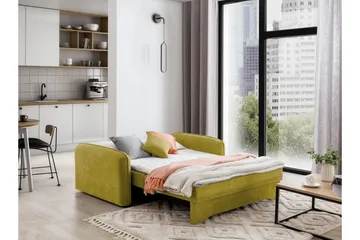 Manita Bäddsoffa med Förvaring 2-sits - Gul - Möbler - Soffa - Bäddsoffa - 2 sits bäddsoffa