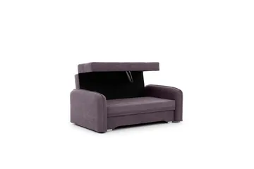 Manita Bäddsoffa med Förvaring 2-sits - Lila - Möbler - Soffa - Bäddsoffa - 2 sits bäddsoffa