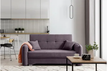 Manita Bäddsoffa med Förvaring 2-sits - Lila - Möbler - Soffa - Bäddsoffa - 2 sits bäddsoffa