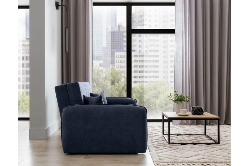 Manita Bäddsoffa med Förvaring 2-sits - Mörkblå - Möbler - Soffa - Bäddsoffa - 2 sits bäddsoffa