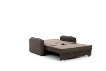 Manita Bäddsoffa med Förvaring 2-sits - Mörkbrun - Möbler - Soffa - Bäddsoffa - 2 sits bäddsoffa